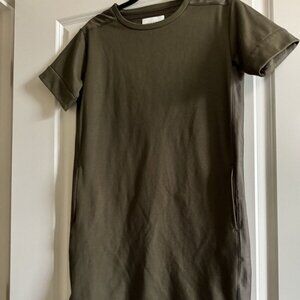 Public School New York Womens Green Short Sleeve Tunic Dress EUC Size Small? EUC